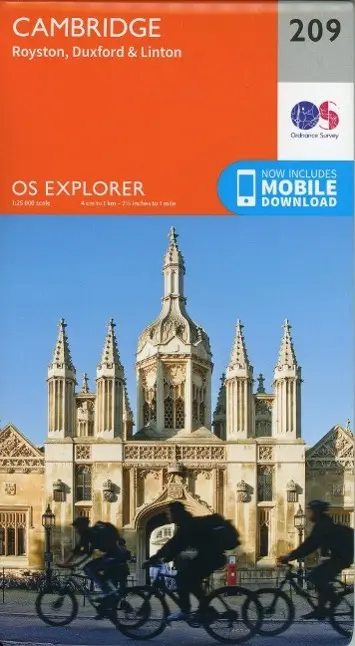Cover: 9780319244029 | Cambridge, Royston, Duxford &amp; Linton | Ordnance Survey | (Land-)Karte