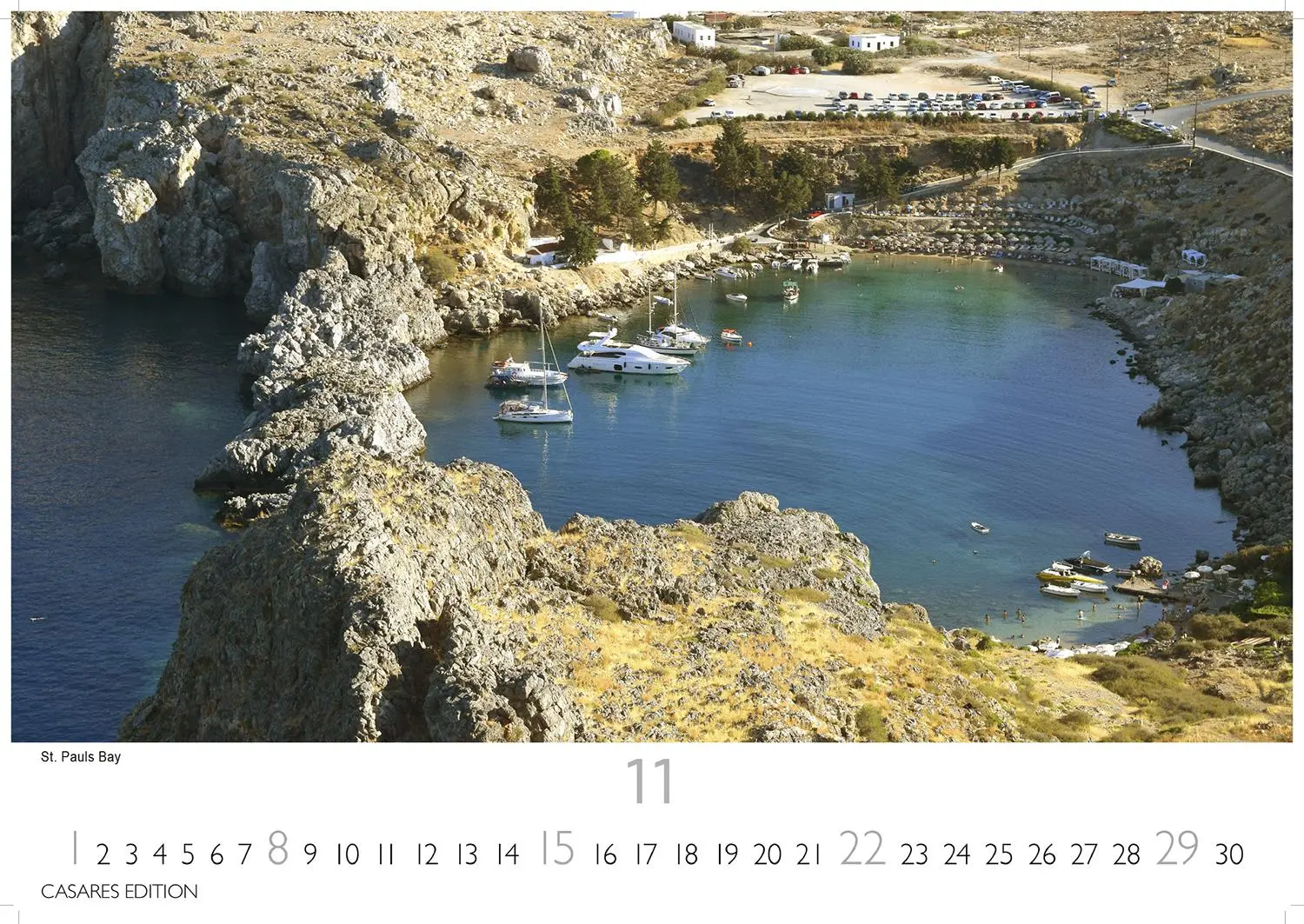Bild: 9781835244029 | Rhodos Kalender 2026 35x50cm Großformat, Premium Qualität, Urlaub,...