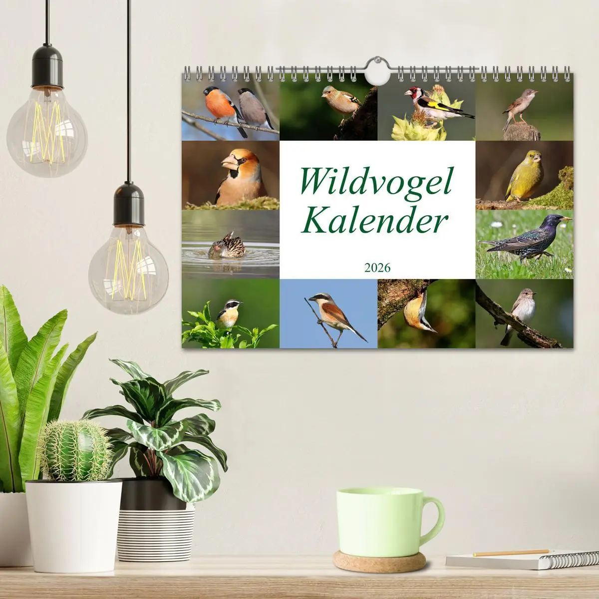 Bild: 9783457554029 | Wildvogelkalender (Wandkalender 2026 DIN A4 quer), CALVENDO...
