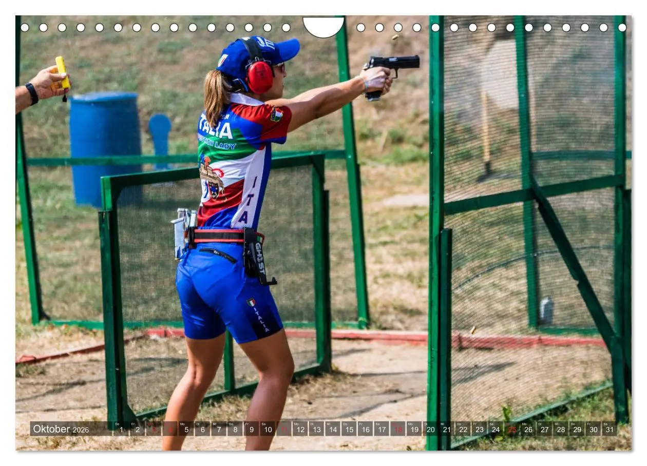 Bild: 9783457794029 | IPSC - Dynamischer Schießsport (Wandkalender 2026 DIN A4 quer),...