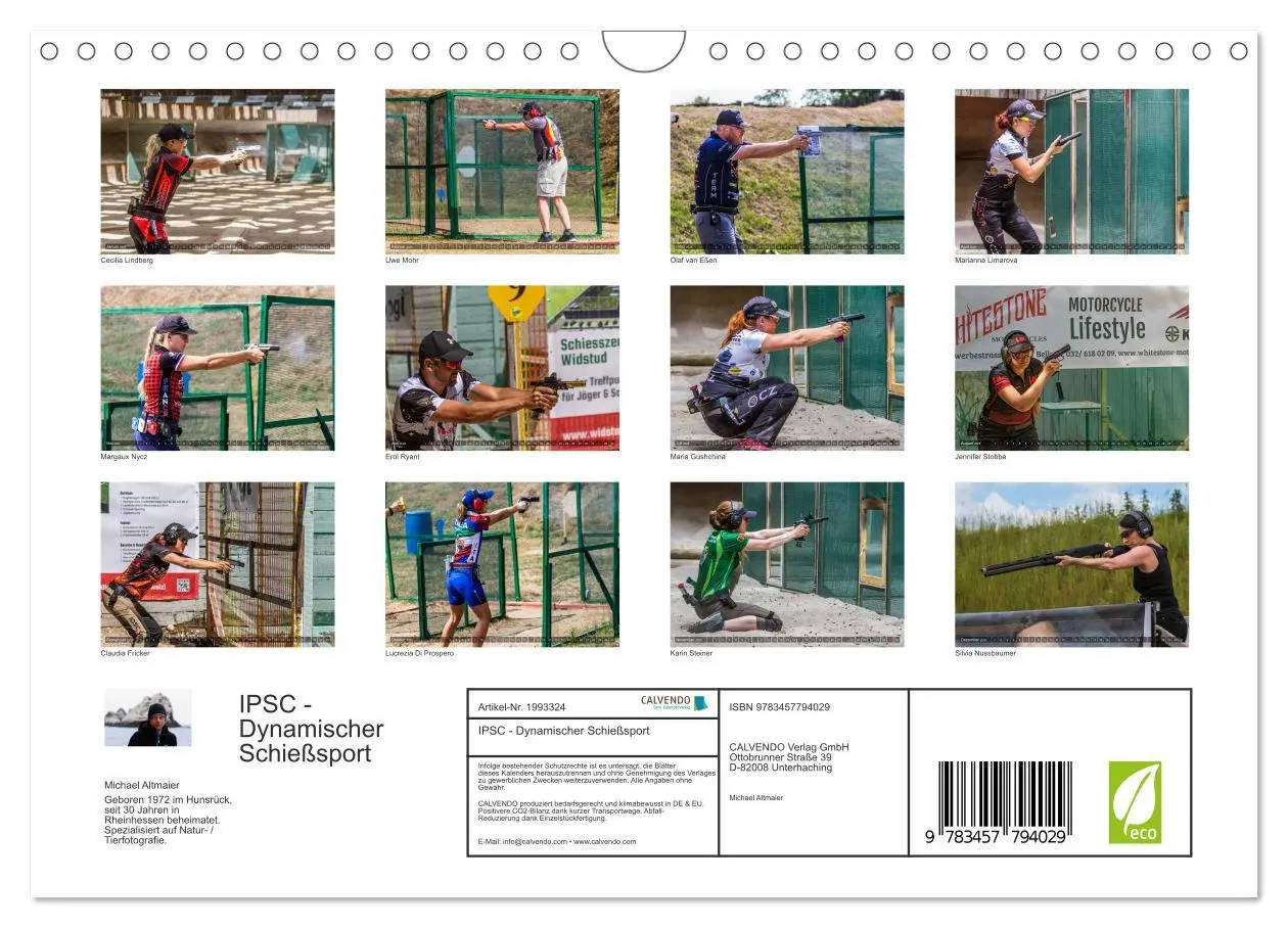 Bild: 9783457794029 | IPSC - Dynamischer Schießsport (Wandkalender 2026 DIN A4 quer),...