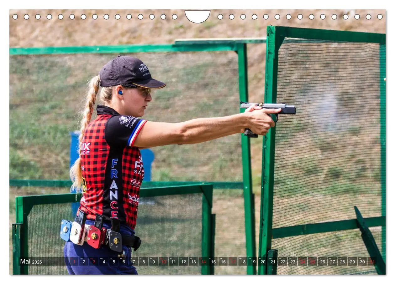 Bild: 9783457794029 | IPSC - Dynamischer Schießsport (Wandkalender 2026 DIN A4 quer),...