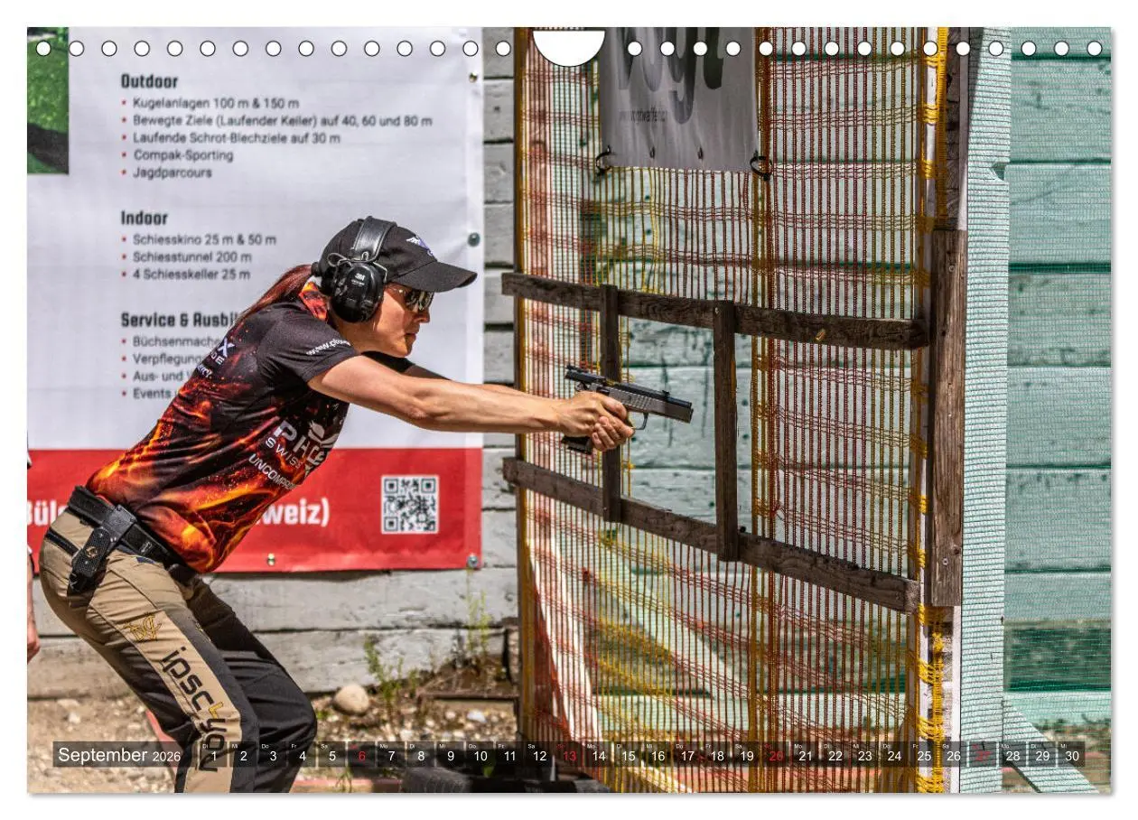 Bild: 9783457794029 | IPSC - Dynamischer Schießsport (Wandkalender 2026 DIN A4 quer),...