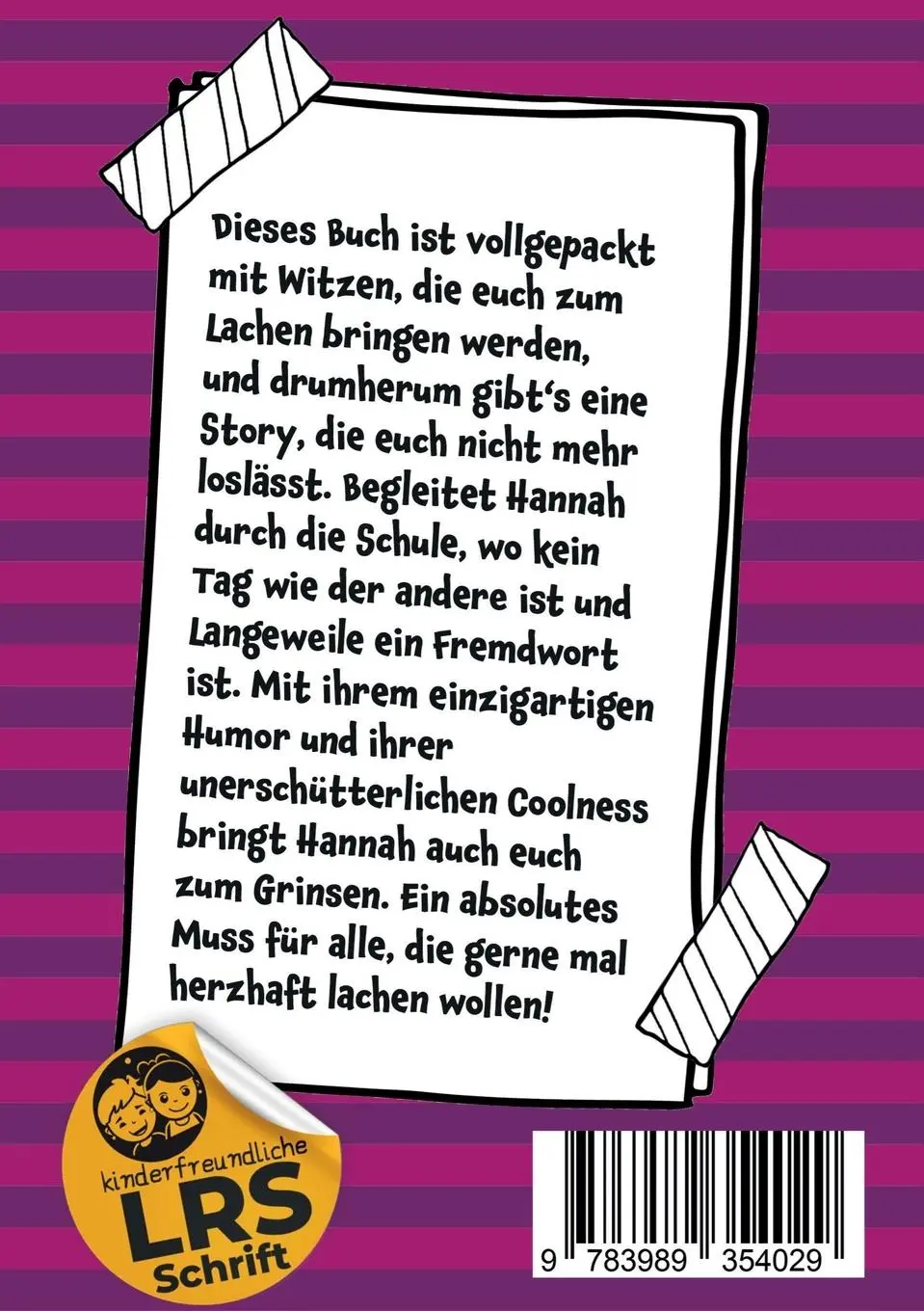 Rückseite: 9783989354029 | Witzebuch für Erstleser Cooles Geschenk für Mädchen ab 6 Jahre | Buch