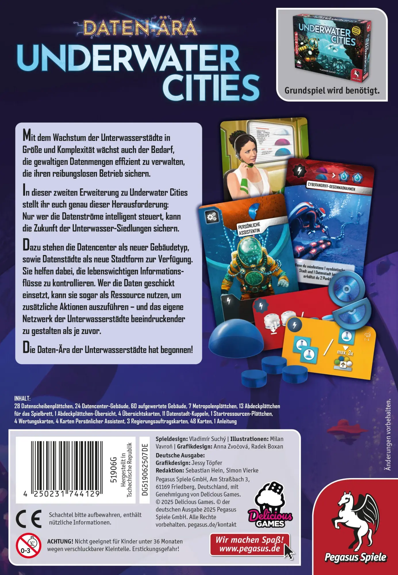 Bild: 4250231744129 | Underwater Cities: Daten-Ära [Erweiterung] | Spiel | 51906G | Deutsch