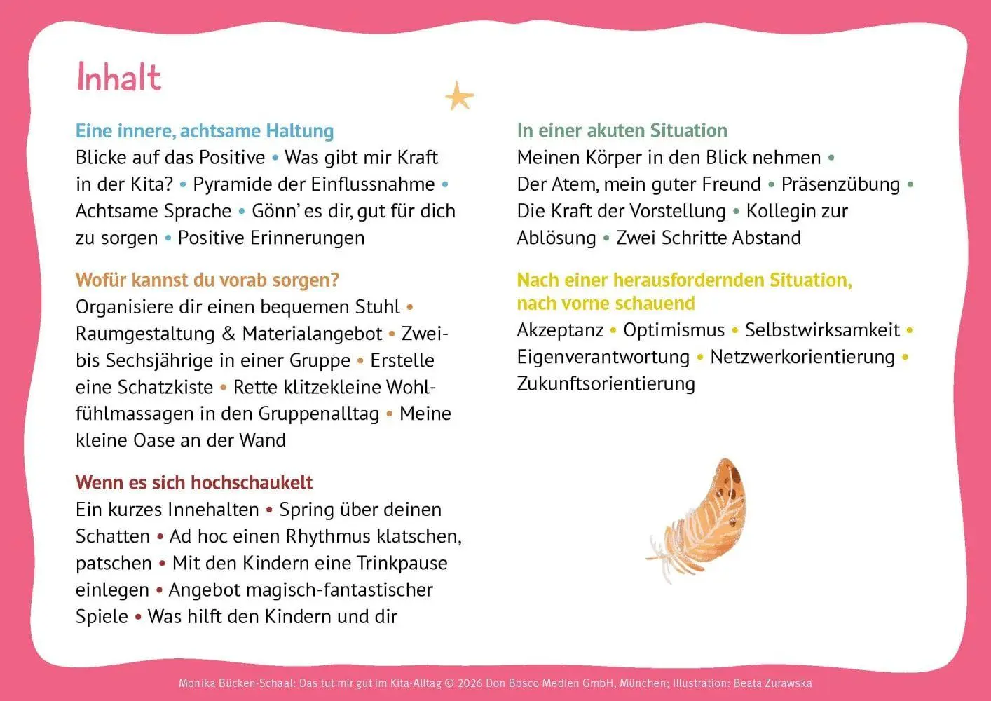Bild: 4260694924129 | Das tut mir gut im Kita-Alltag | Monika Bücken-Schaal | Box | 32 S.