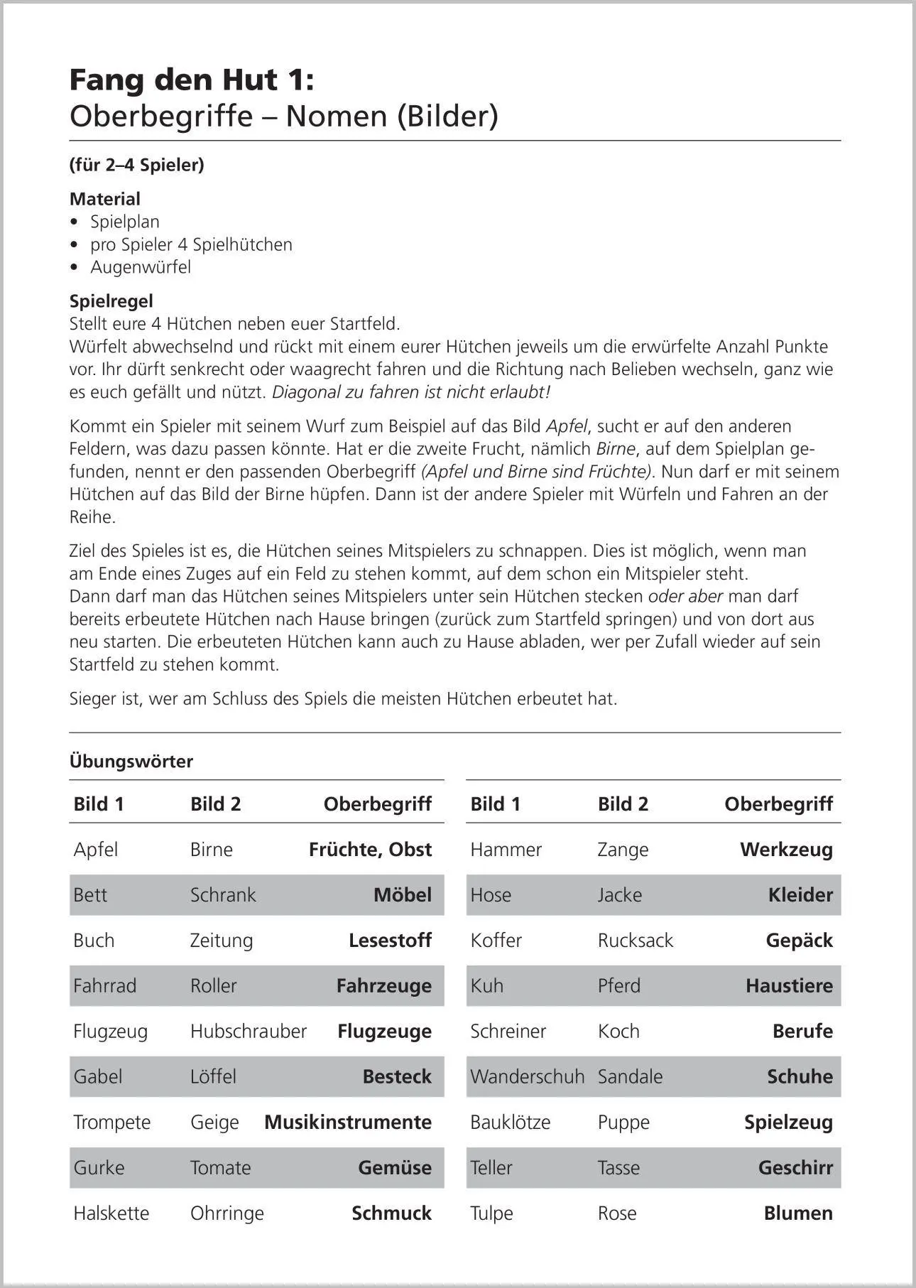 Bild: 9783039764129 | Sprachspiele zum Grundwortschatz | Silvia Gmür | Taschenbuch | 50 S.