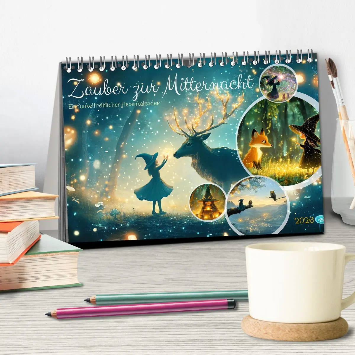 Bild: 9783457304129 | Zauber zur Mitternacht (Tischkalender 2026 DIN A5 quer), CALVENDO...