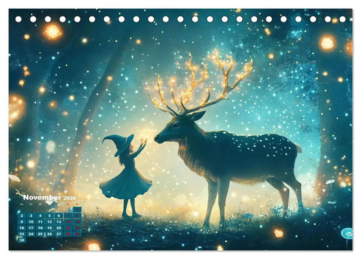 Bild: 9783457304129 | Zauber zur Mitternacht (Tischkalender 2026 DIN A5 quer), CALVENDO...