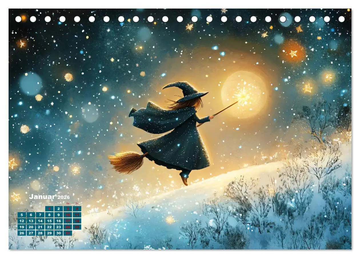 Bild: 9783457304129 | Zauber zur Mitternacht (Tischkalender 2026 DIN A5 quer), CALVENDO...