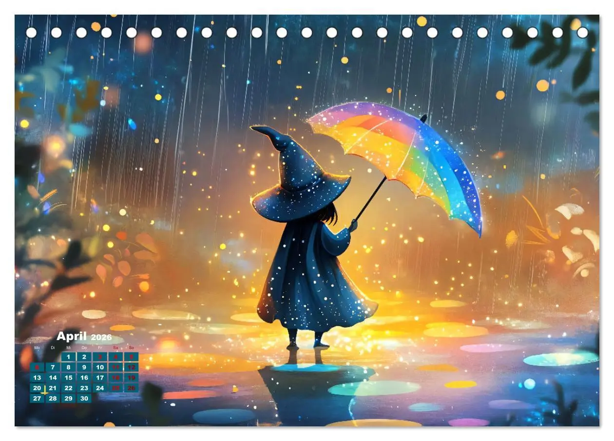 Bild: 9783457304129 | Zauber zur Mitternacht (Tischkalender 2026 DIN A5 quer), CALVENDO...