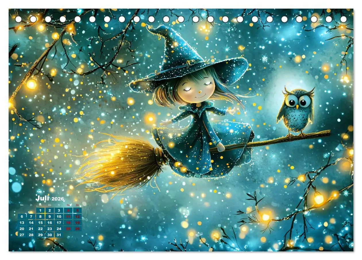Bild: 9783457304129 | Zauber zur Mitternacht (Tischkalender 2026 DIN A5 quer), CALVENDO...