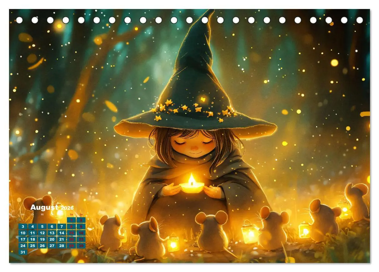 Bild: 9783457304129 | Zauber zur Mitternacht (Tischkalender 2026 DIN A5 quer), CALVENDO...