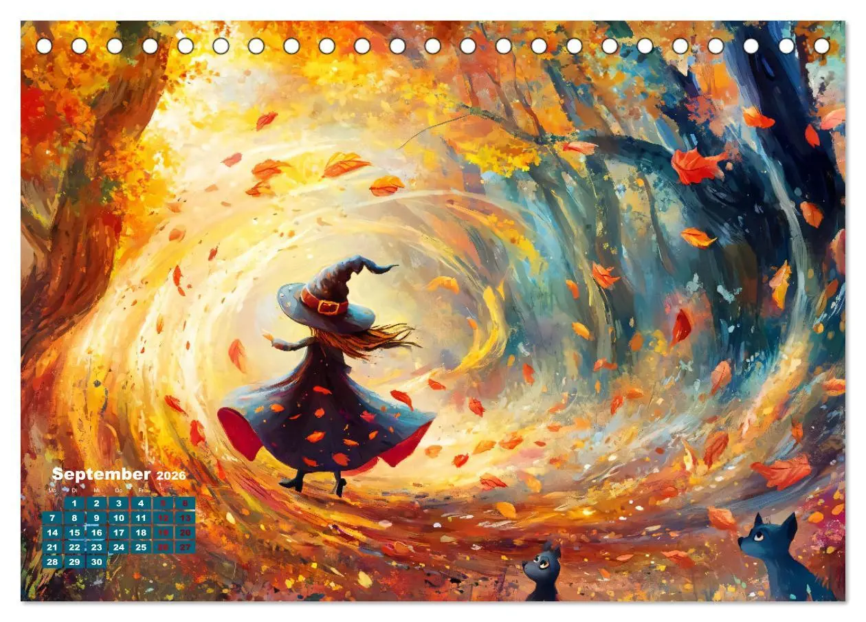 Bild: 9783457304129 | Zauber zur Mitternacht (Tischkalender 2026 DIN A5 quer), CALVENDO...