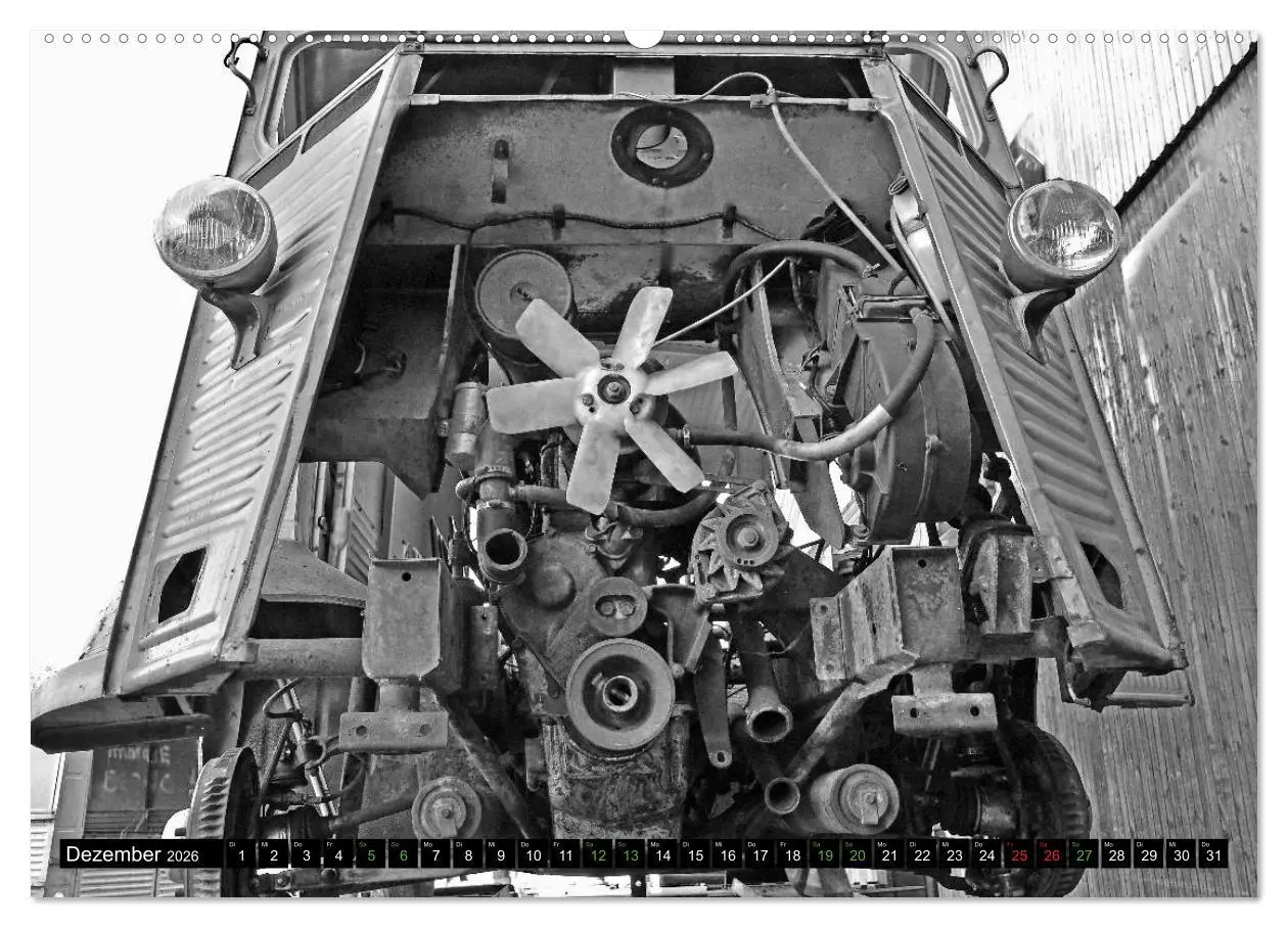 Bild: 9783457784129 | Citroën HY eine Legende in Schwarzweiß (Wandkalender 2026 DIN A2...