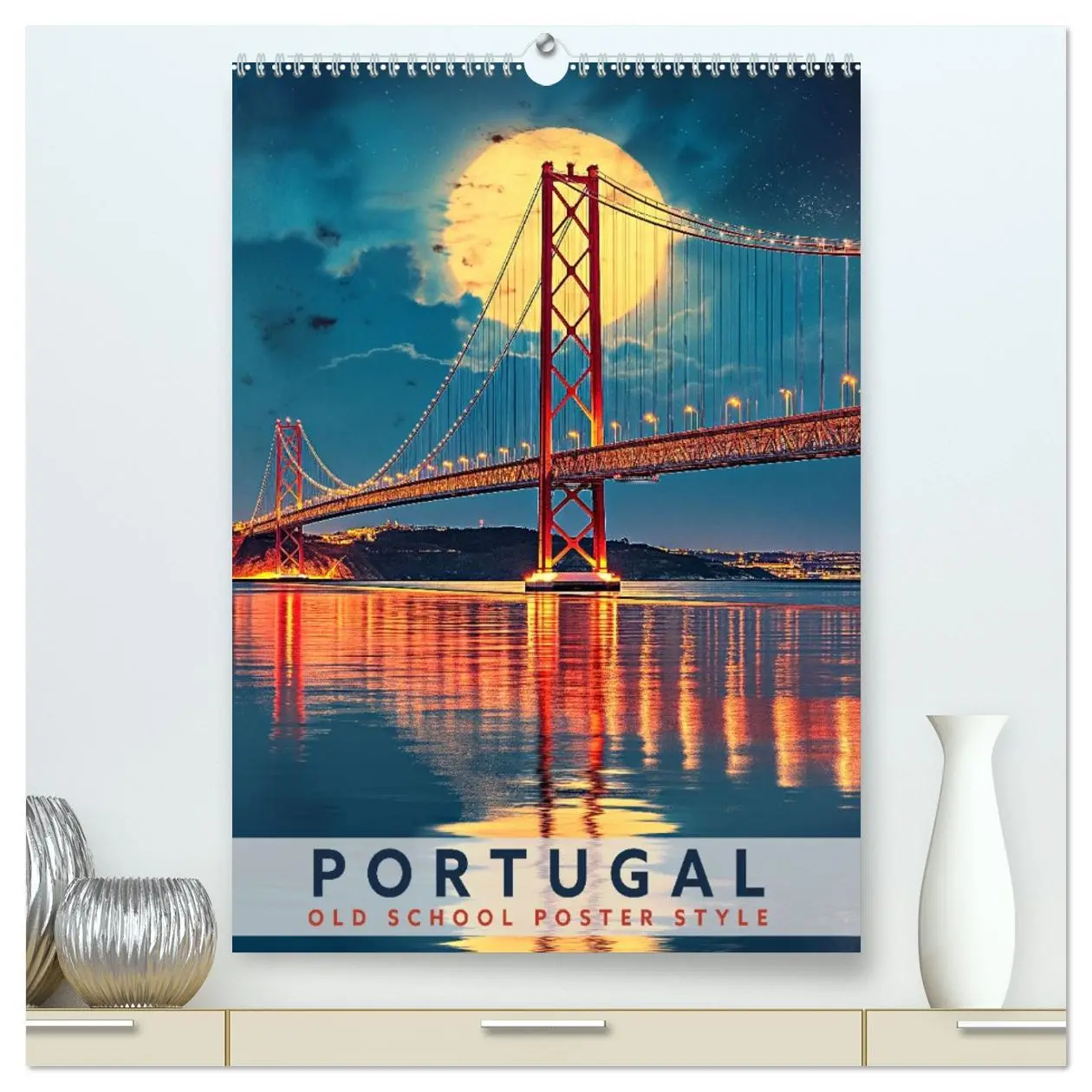 Cover: 9783516324129 | Portugal - Old School Poster Style (hochwertiger Premium...