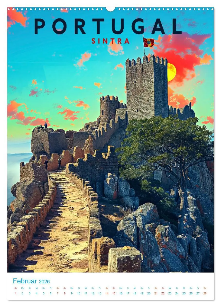 Bild: 9783516324129 | Portugal - Old School Poster Style (hochwertiger Premium...