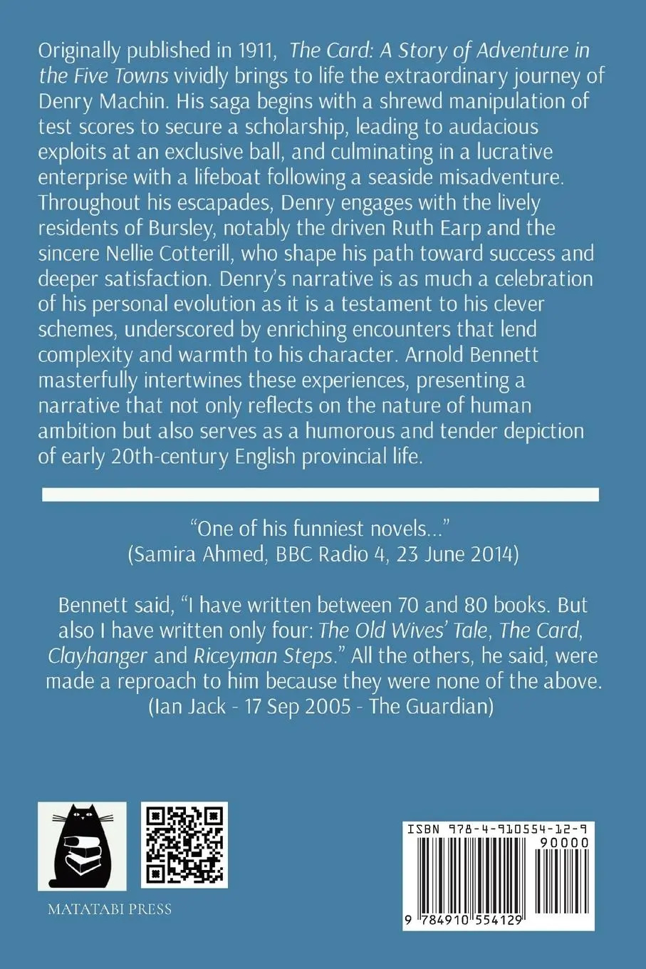 Rückseite: 9784910554129 | The Card | A Story of Adventure in the Five Towns | Arnold Bennett