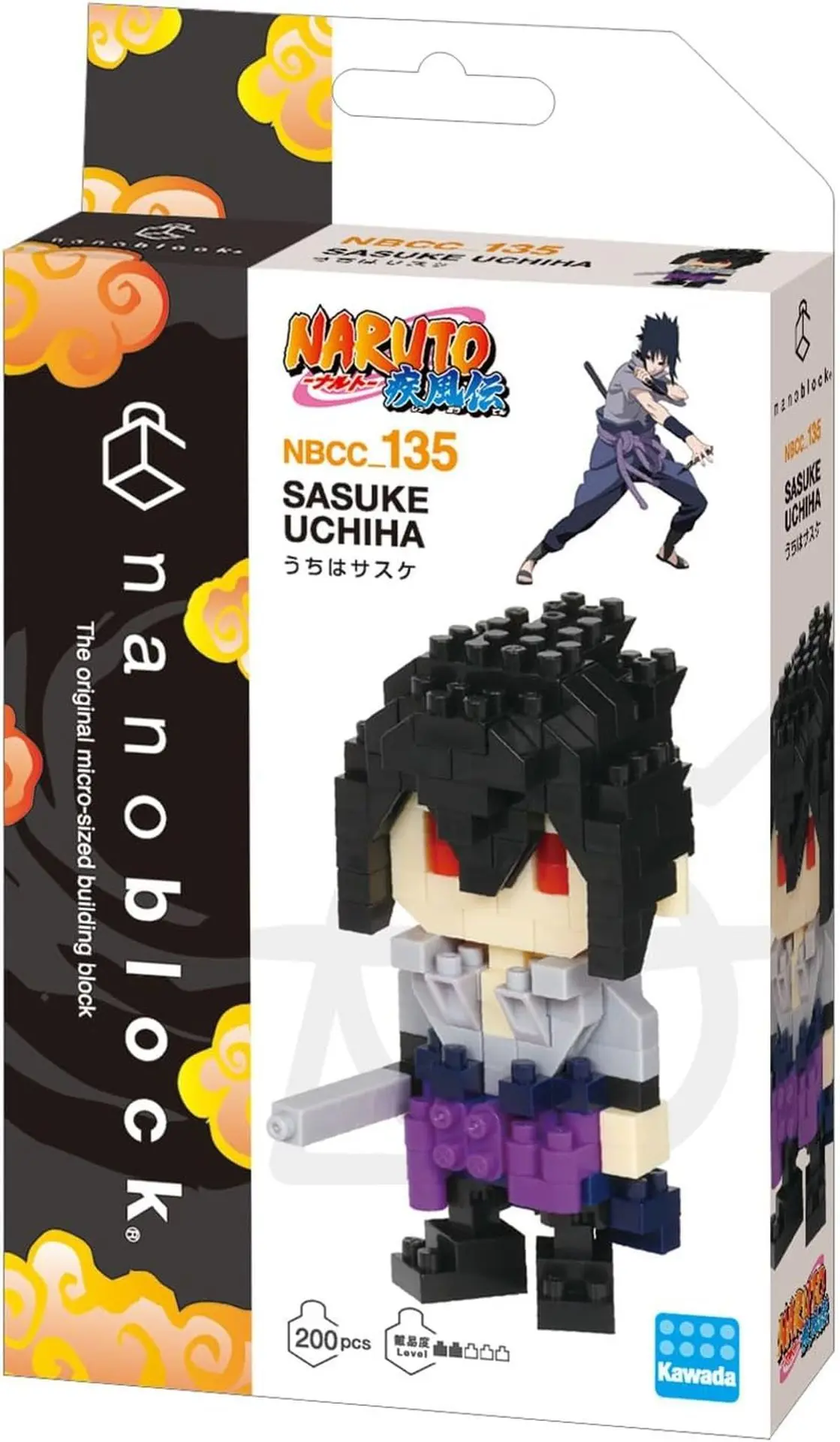 Cover: 4972825224229 | Nanoblock - Naruto Shippuden - Sasuke Uchiwa - 200 Teile | Bandai