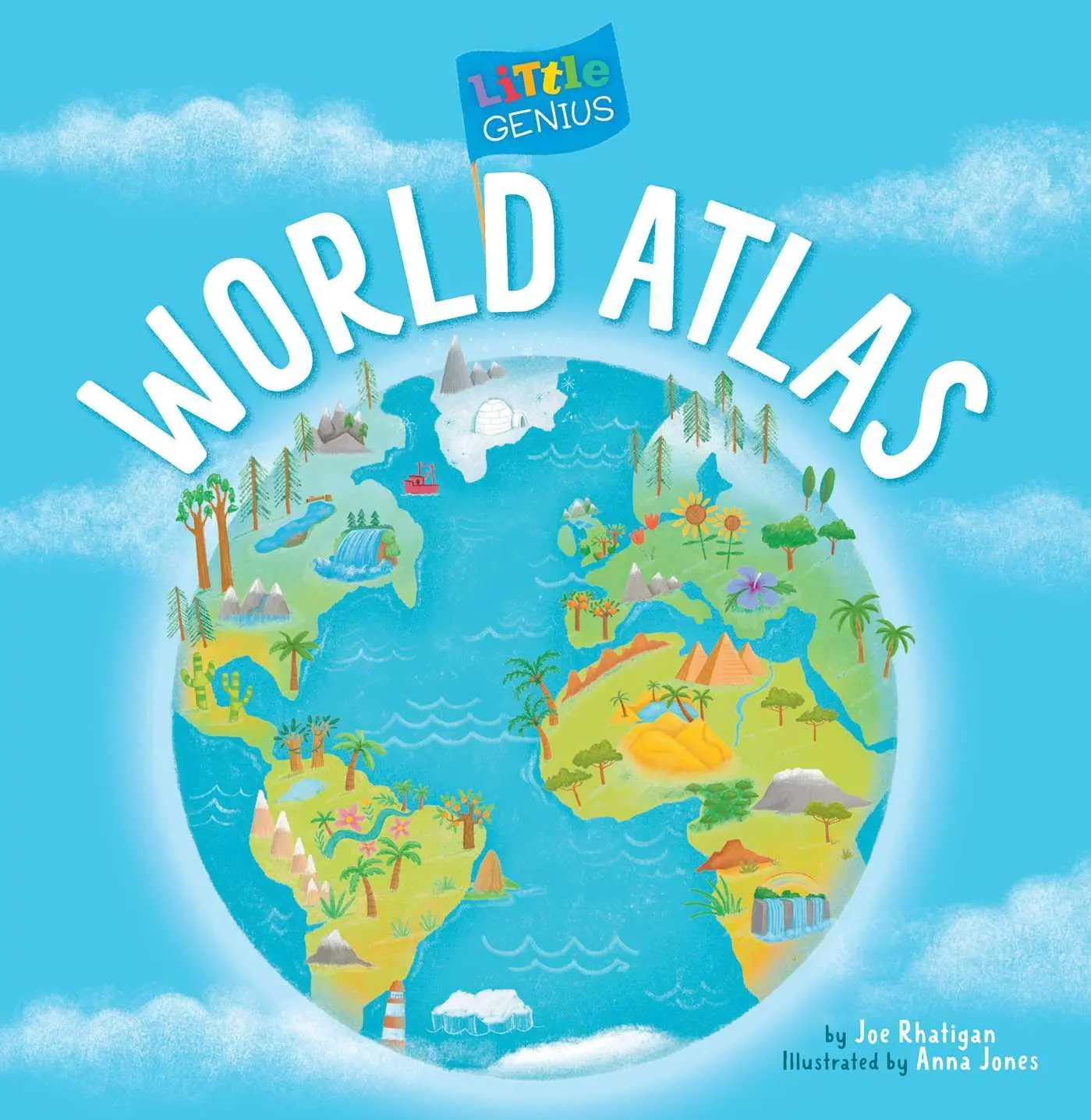 Cover: 9781953344229 | Little Genius World Atlas | Joe Rhatigan | Buch | Papp-Bilderbuch