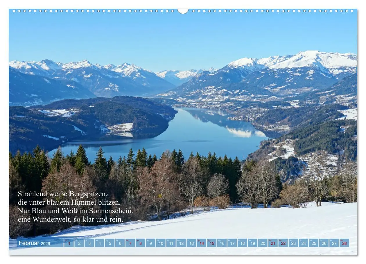 Bild: 9783457534229 | Naturschönheiten und Poesie in Kärnten und Umgebung (Wandkalender...