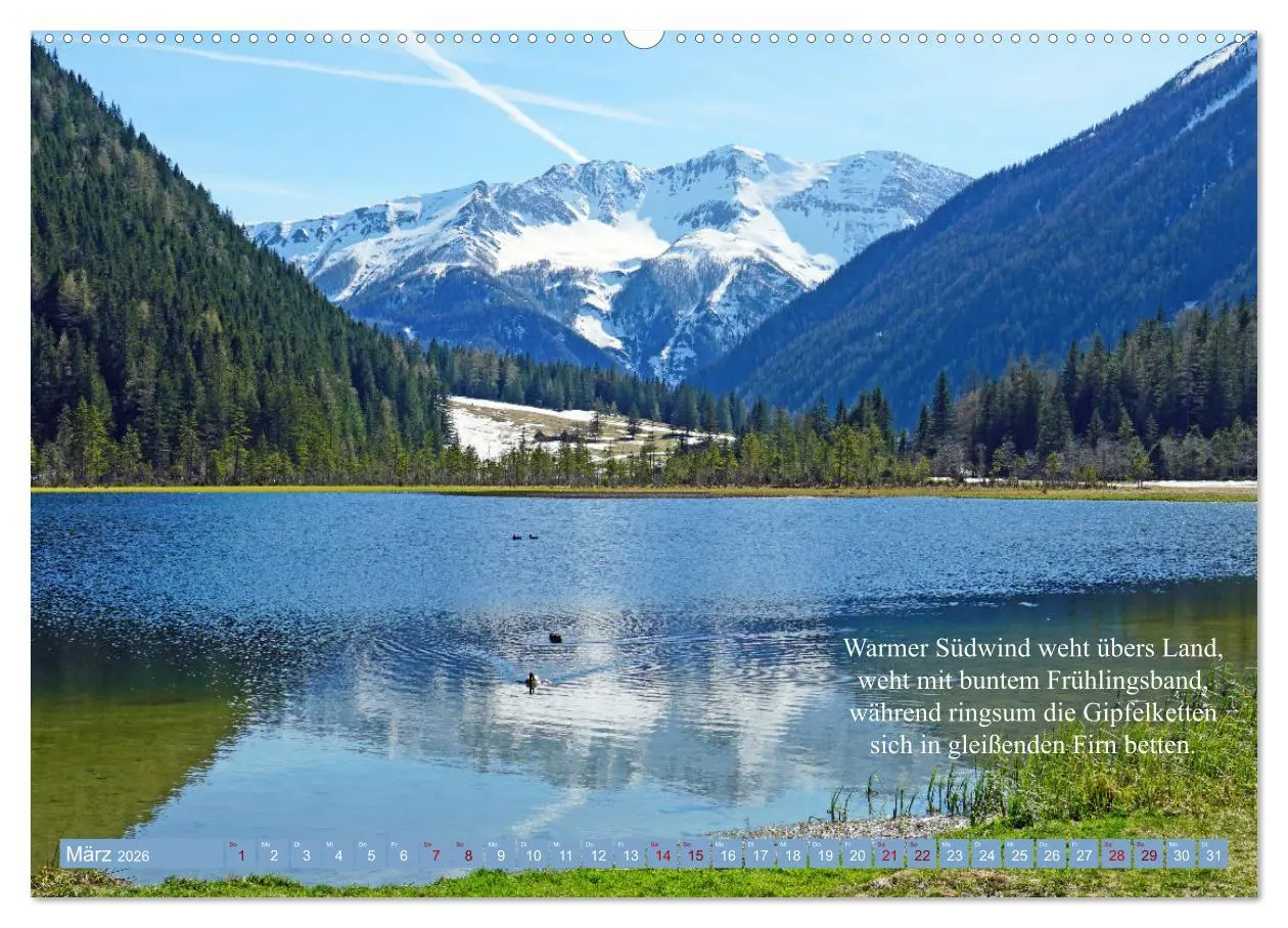 Bild: 9783457534229 | Naturschönheiten und Poesie in Kärnten und Umgebung (Wandkalender...
