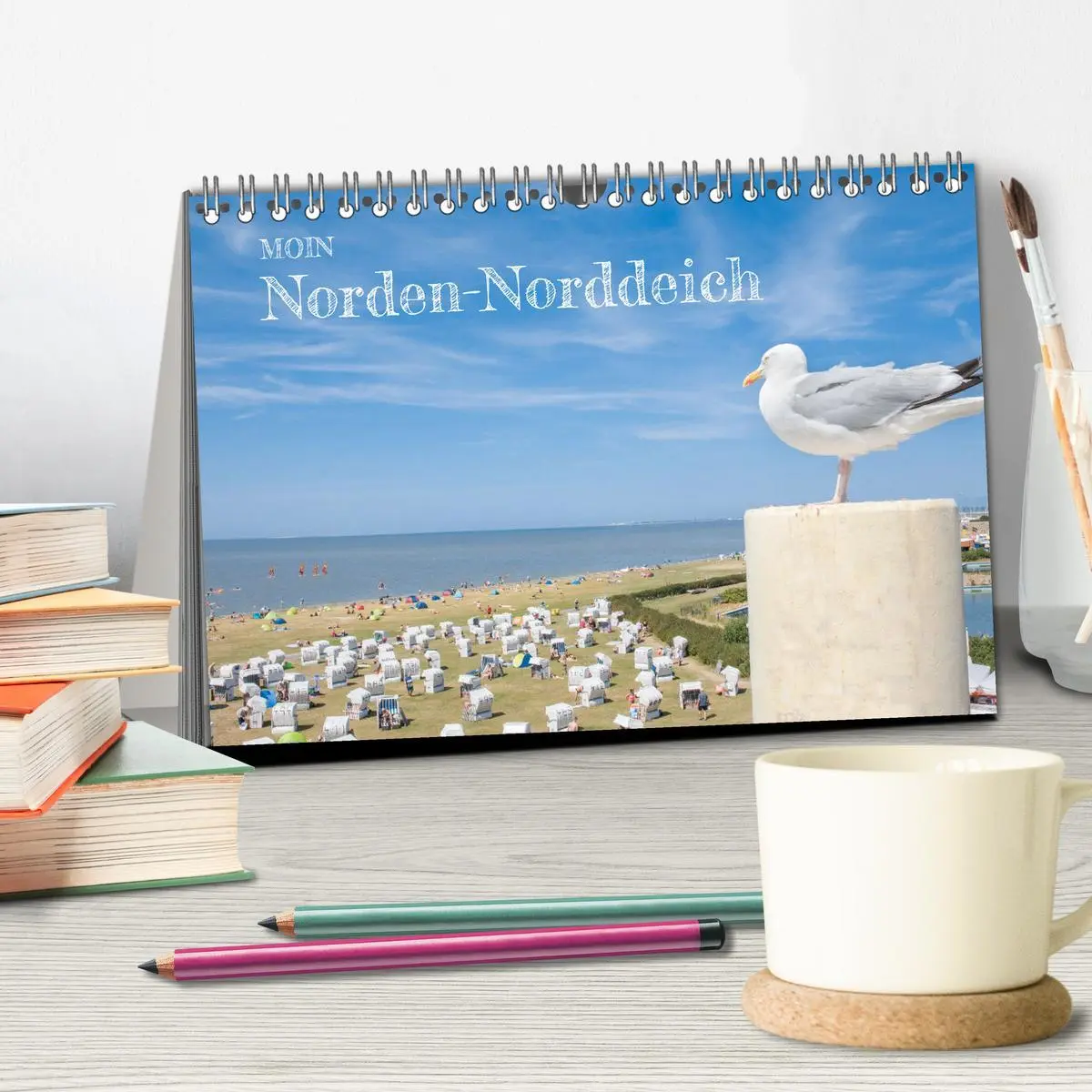 Bild: 9783457914229 | Moin Norden-Norddeich (Tischkalender 2026 DIN A5 quer), CALVENDO...