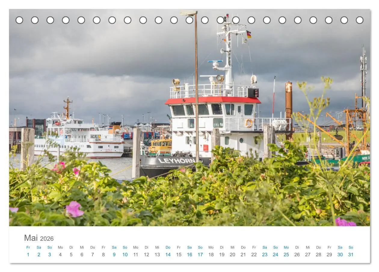 Bild: 9783457914229 | Moin Norden-Norddeich (Tischkalender 2026 DIN A5 quer), CALVENDO...