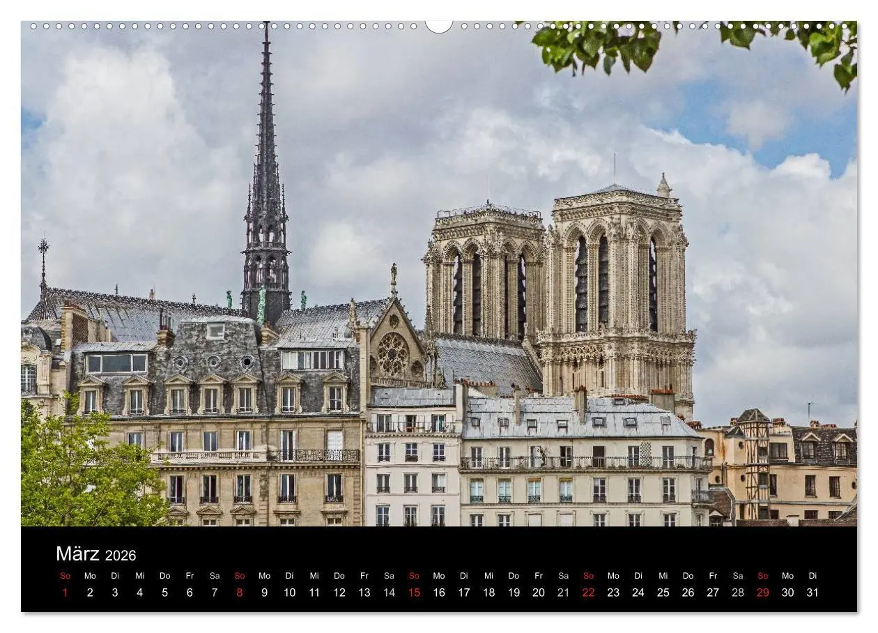 Bild: 9783516174229 | Paris (Wandkalender 2026 DIN A2 quer), CALVENDO Monatskalender | 2026