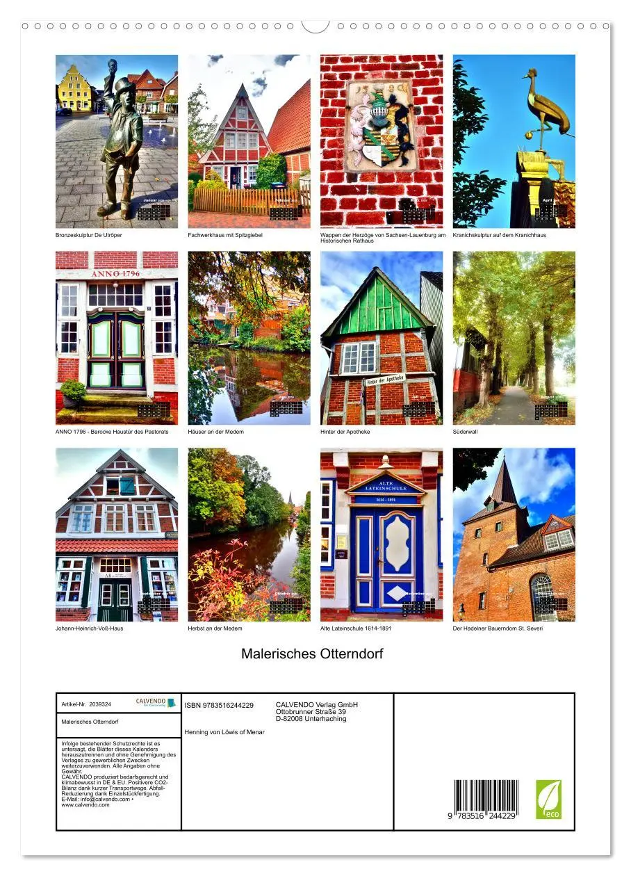 Bild: 9783516244229 | Malerisches Otterndorf (hochwertiger Premium Wandkalender 2026 DIN...