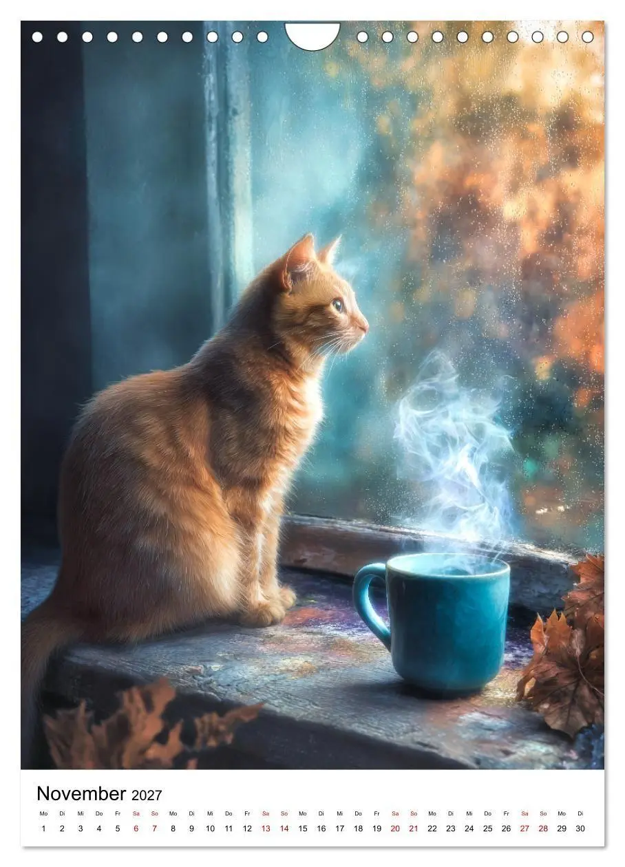 Bild: 9783594394229 | Feuer auf vier Pfoten - Die schönsten roten Katzen (Wandkalender...