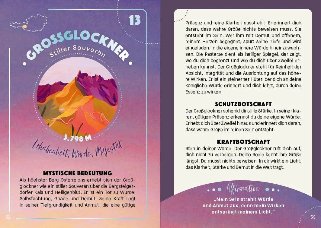 Bild: 9783745934229 | Orakel-Kartenset: Die Seele der Berge Finde die Energie der Alpen