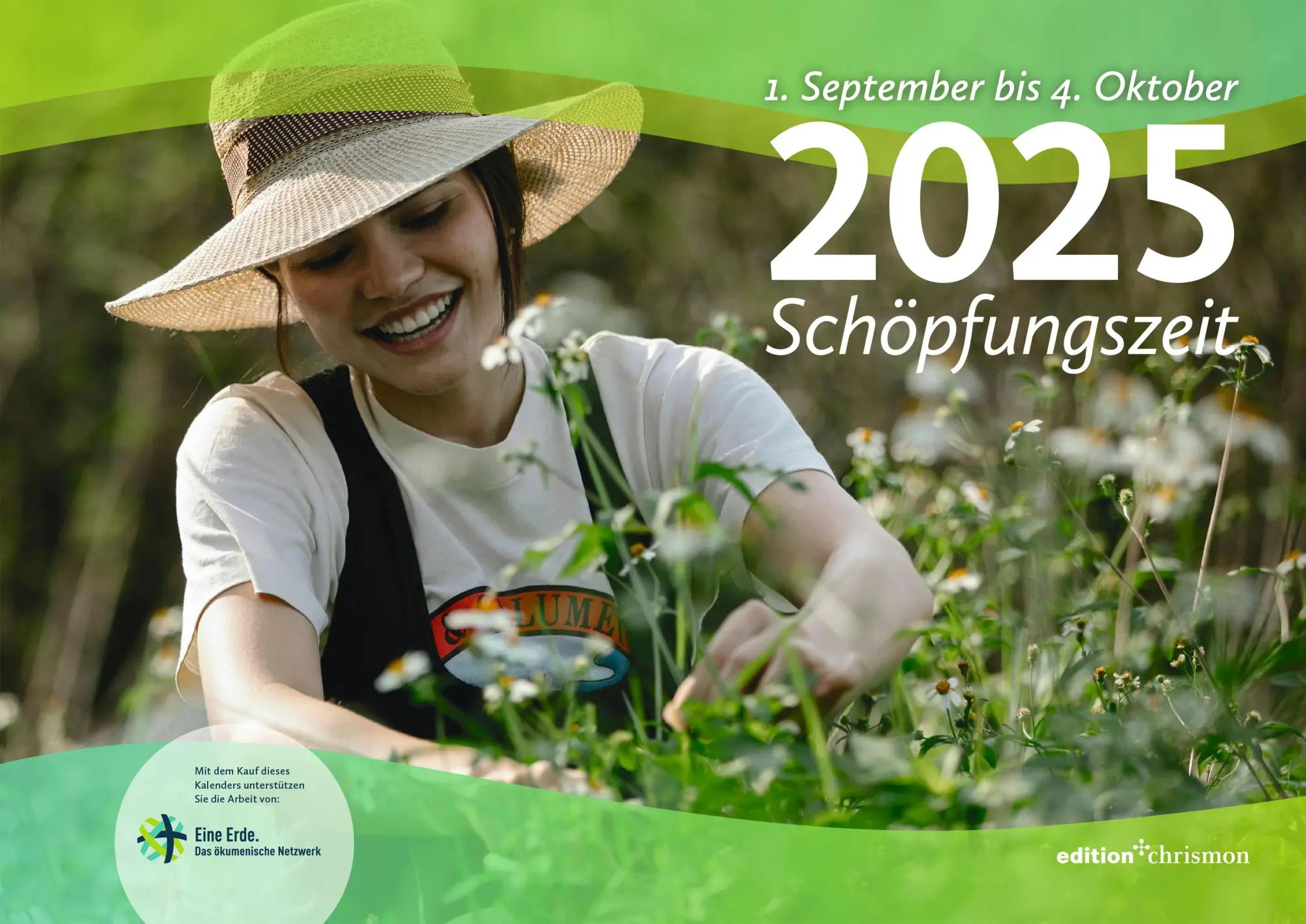 Cover: 9783960384229 | Schöpfungszeit. Kalender 2025 | Ökumenischer Prozess Umkehr zum Leben
