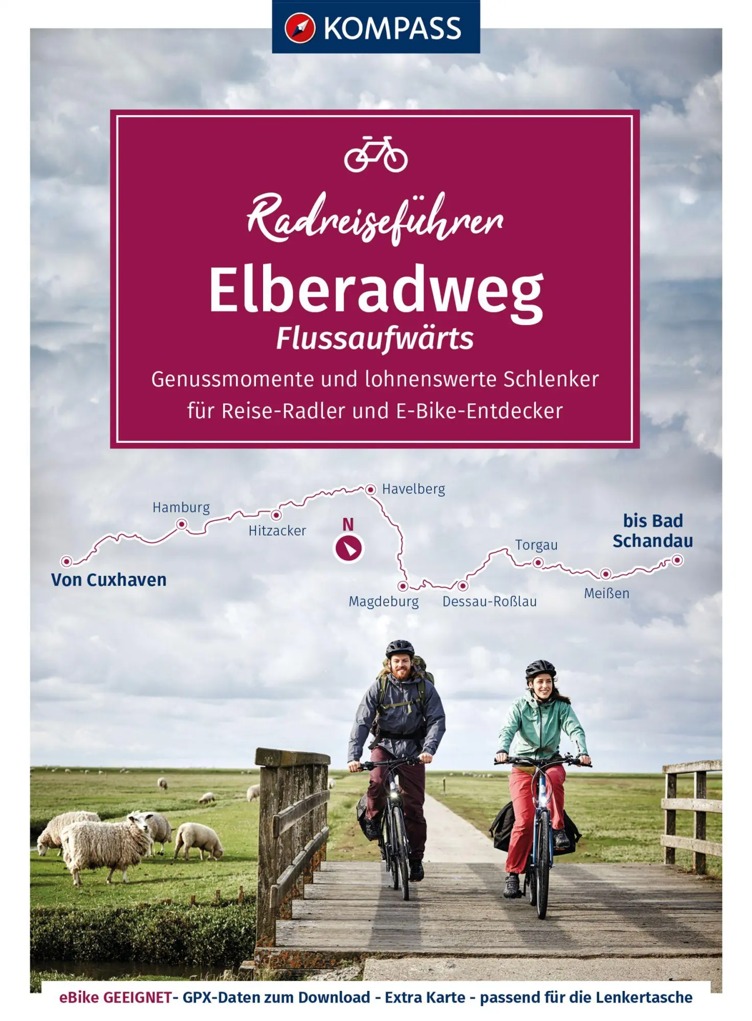 Cover: 9783991214229 | KOMPASS Radreiseführer Elberadweg von Cuxhaven bis Bad Schandau | Buch