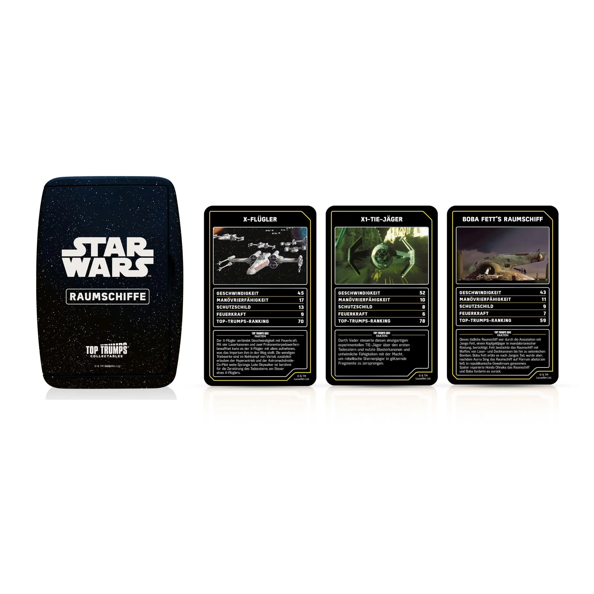Bild: 4035576064329 | Top Trumps Star Wars Raumschiffe Collectables | Spiel | Deutsch | 2023