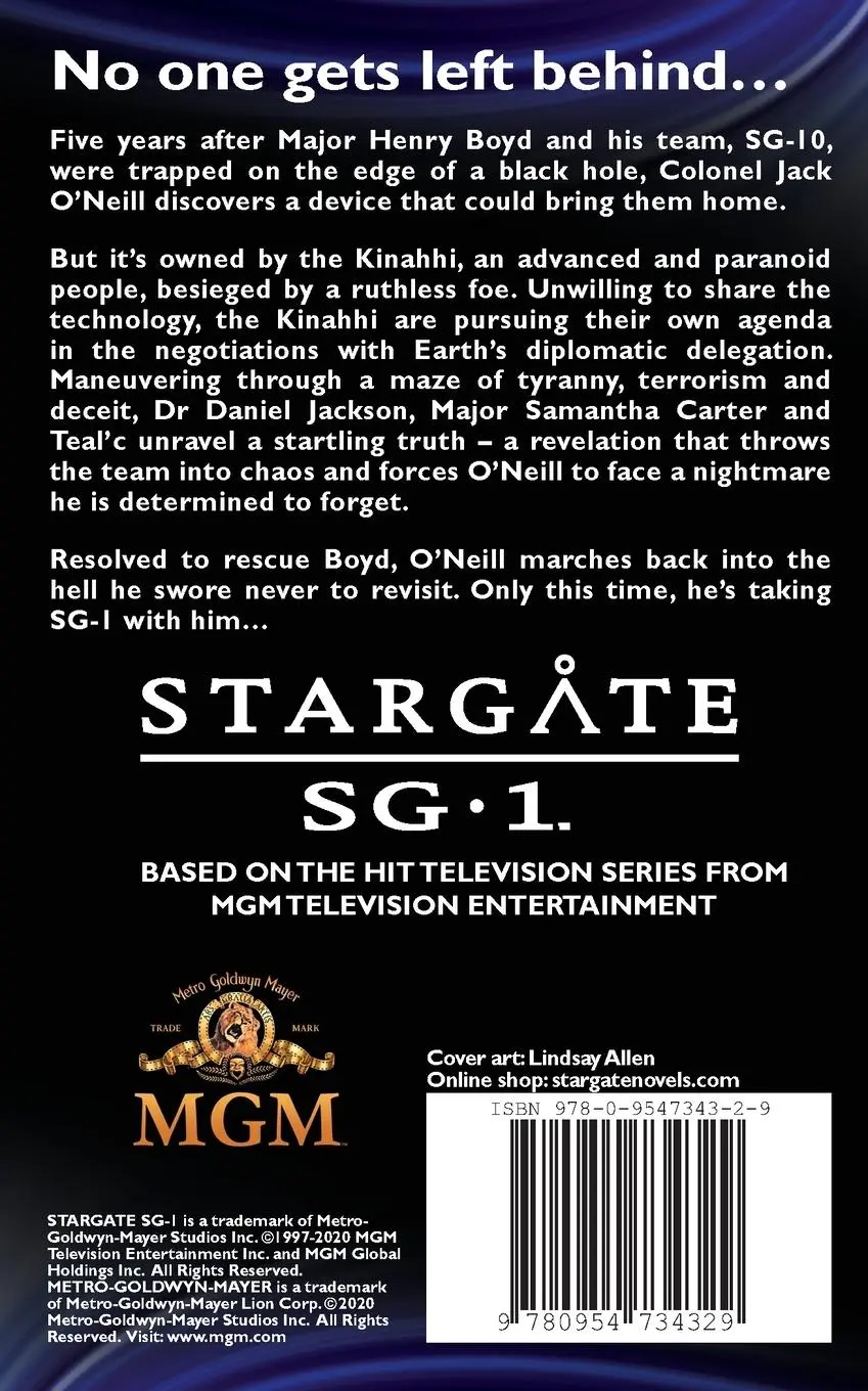 Rückseite: 9780954734329 | STARGATE SG-1 A Matter of Honor | Sally Malcolm | Taschenbuch | 2020