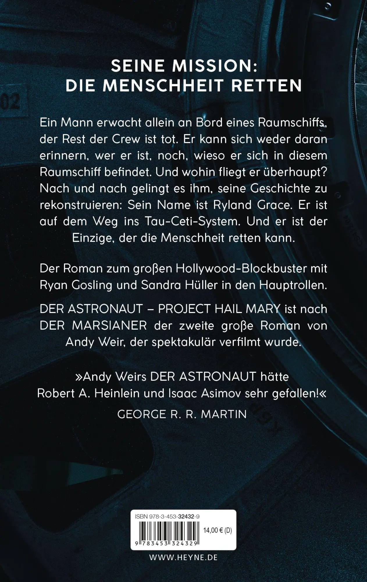 Bild: 9783453324329 | Der Astronaut - Project Hail Mary | Andy Weir | Taschenbuch | 560 S.