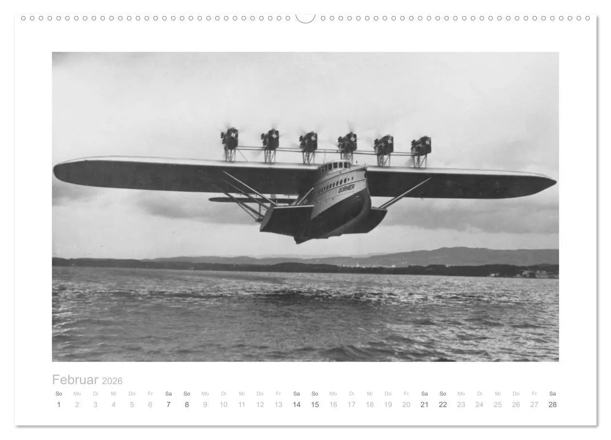 Bild: 9783457904329 | Reise mit dem Flugschiff - Dornier (Wandkalender 2026 DIN A2 quer),...