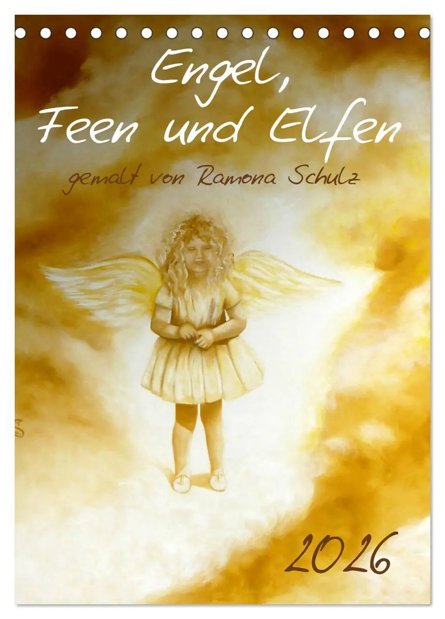 Cover: 9783516474329 | Engel, Feen und Elfen (Tischkalender 2026 DIN A5 hoch), CALVENDO...
