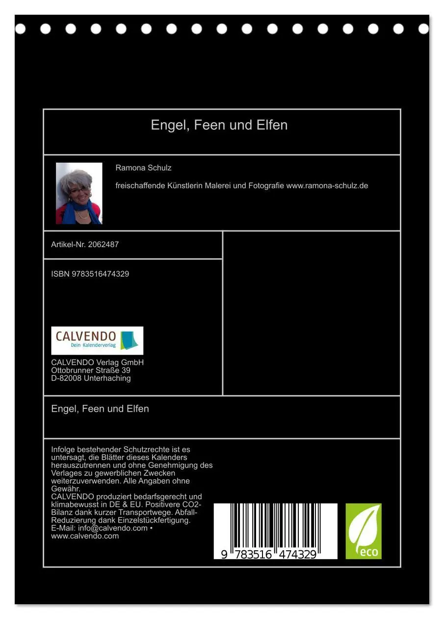 Bild: 9783516474329 | Engel, Feen und Elfen (Tischkalender 2026 DIN A5 hoch), CALVENDO...