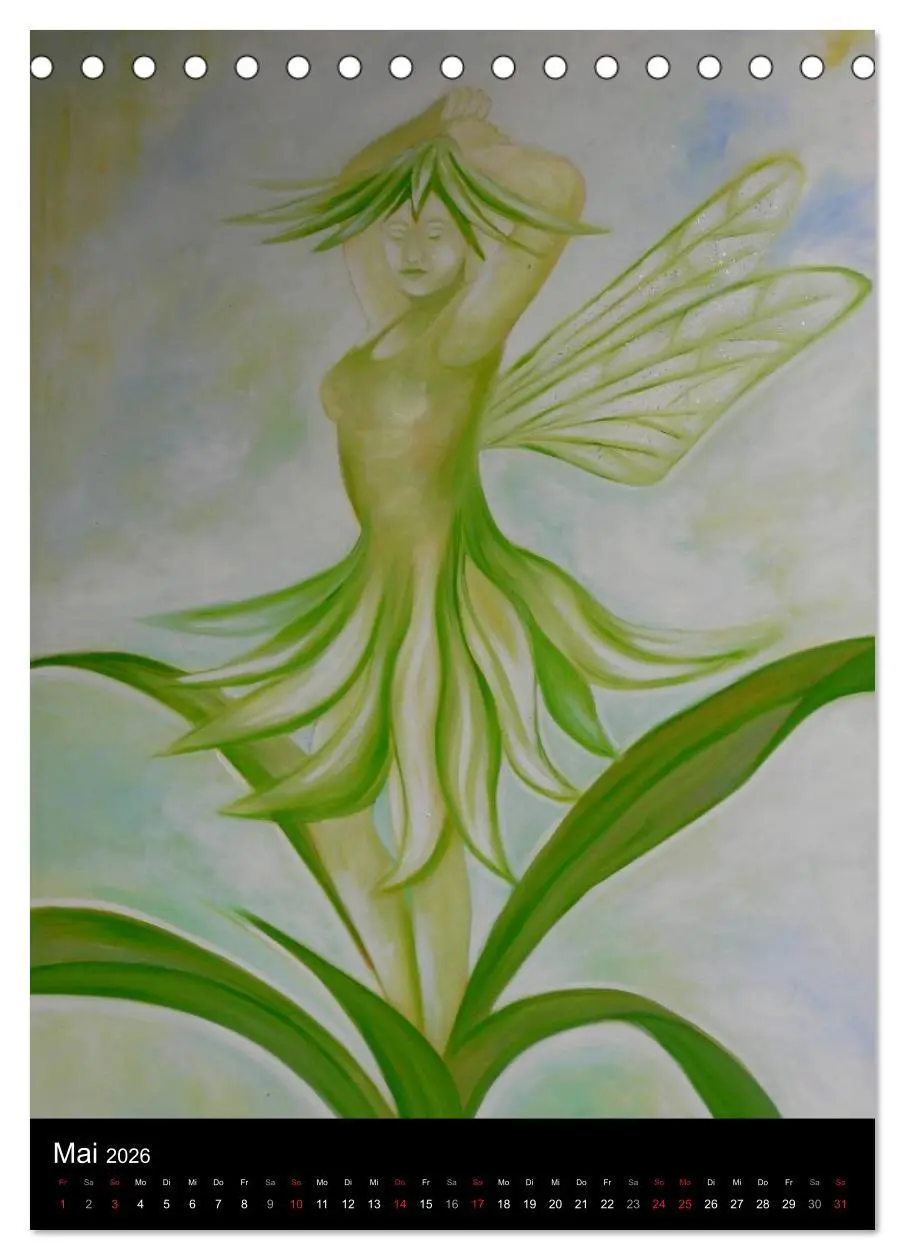 Bild: 9783516474329 | Engel, Feen und Elfen (Tischkalender 2026 DIN A5 hoch), CALVENDO...