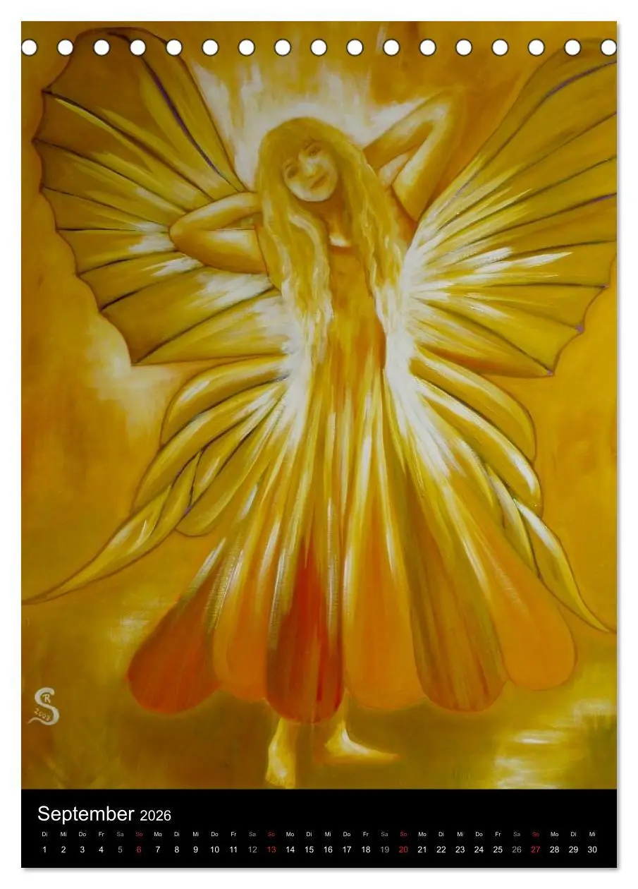 Bild: 9783516474329 | Engel, Feen und Elfen (Tischkalender 2026 DIN A5 hoch), CALVENDO...