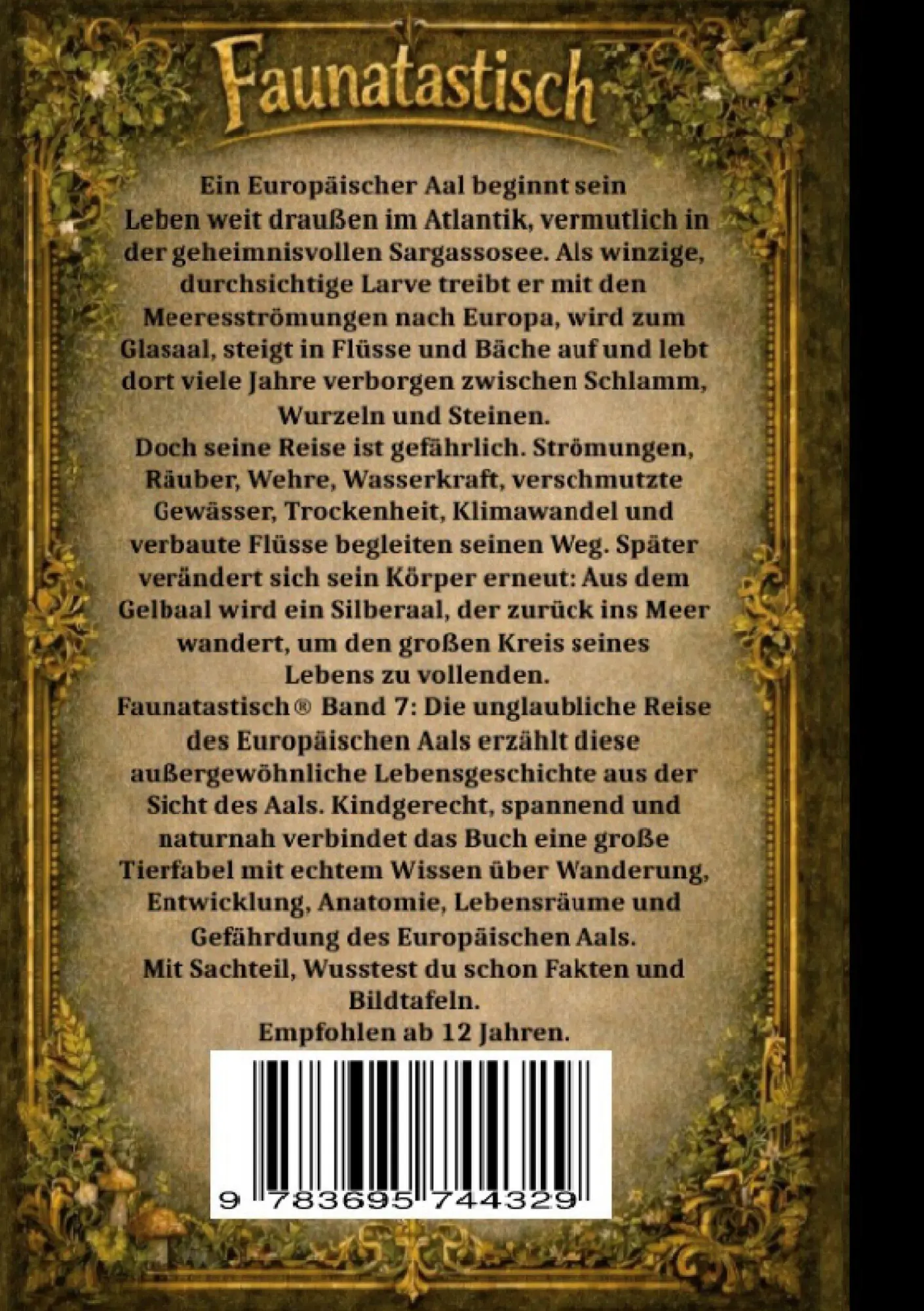 Rückseite: 9783695744329 | Faunatastisch® #7 - Die unglaubliche Reise des Europäischen Aals