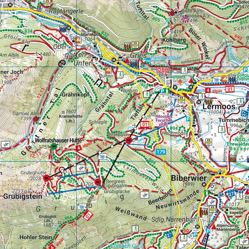 Bild: 9783707924329 | freytag &amp; berndt Wanderkarte WK 352 Tannheimer Tal, Zugspitze -...