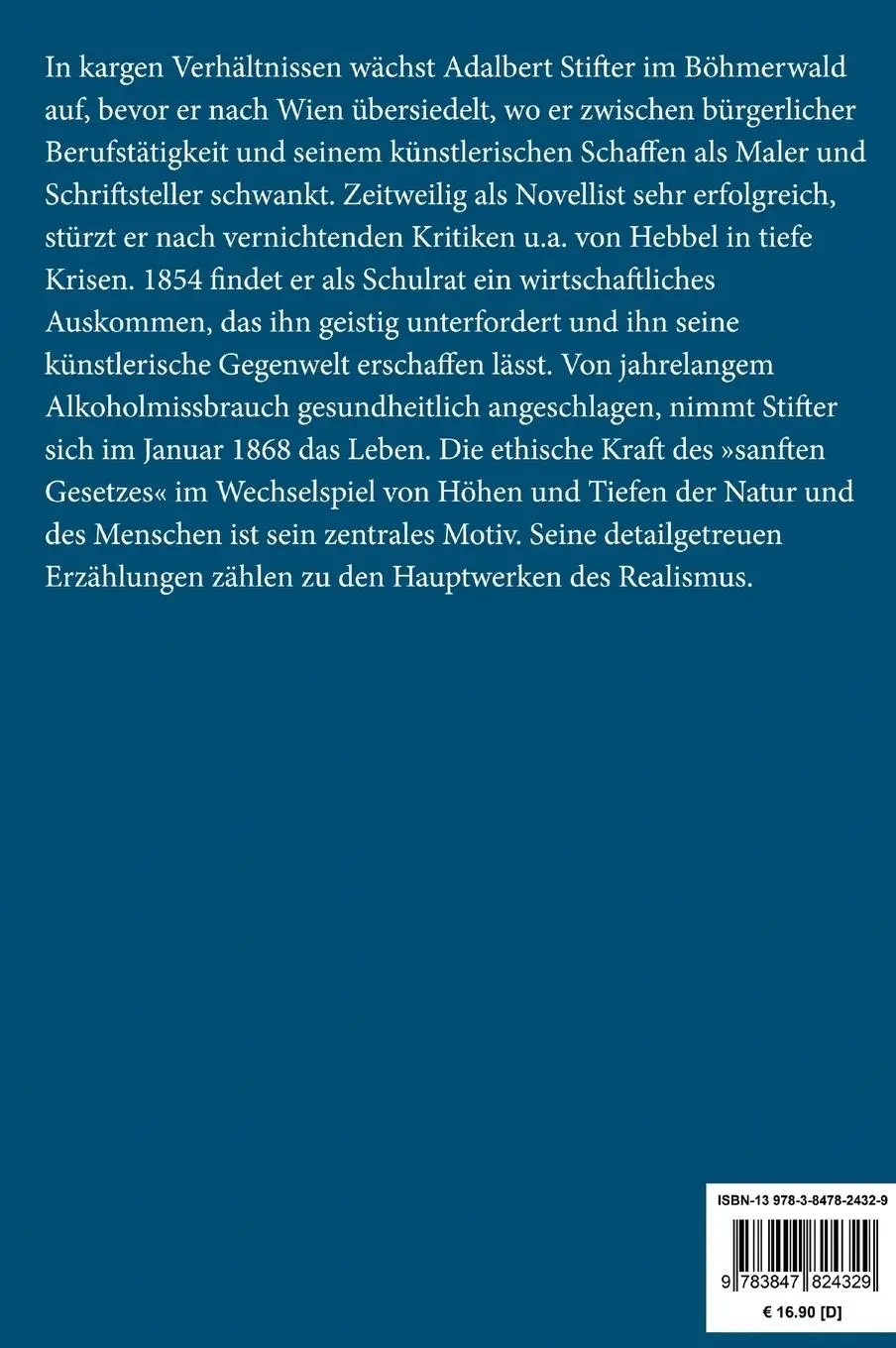 Rückseite: 9783847824329 | Bergkristall (Großdruck) | (Der heilige Abend) | Adalbert Stifter