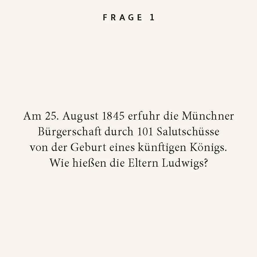 Bild: 9783899784329 | Ludwig II.-Quiz | 100 Fragen und Antworten (Neuauflage) | Rupp Doinet