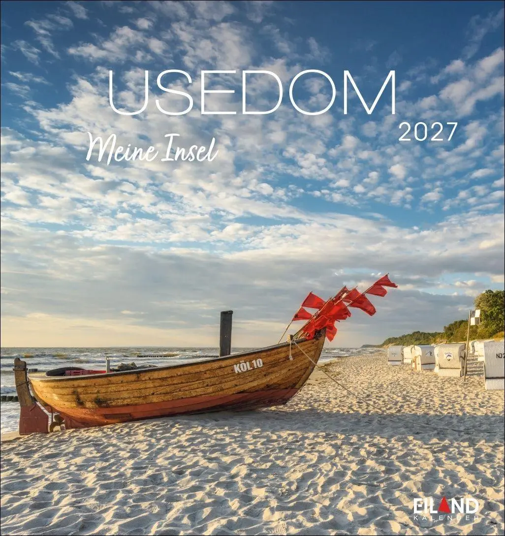 Cover: 9783964024329 | Usedom Postkartenkalender 2027 - Meine Insel | Eiland | Kalender