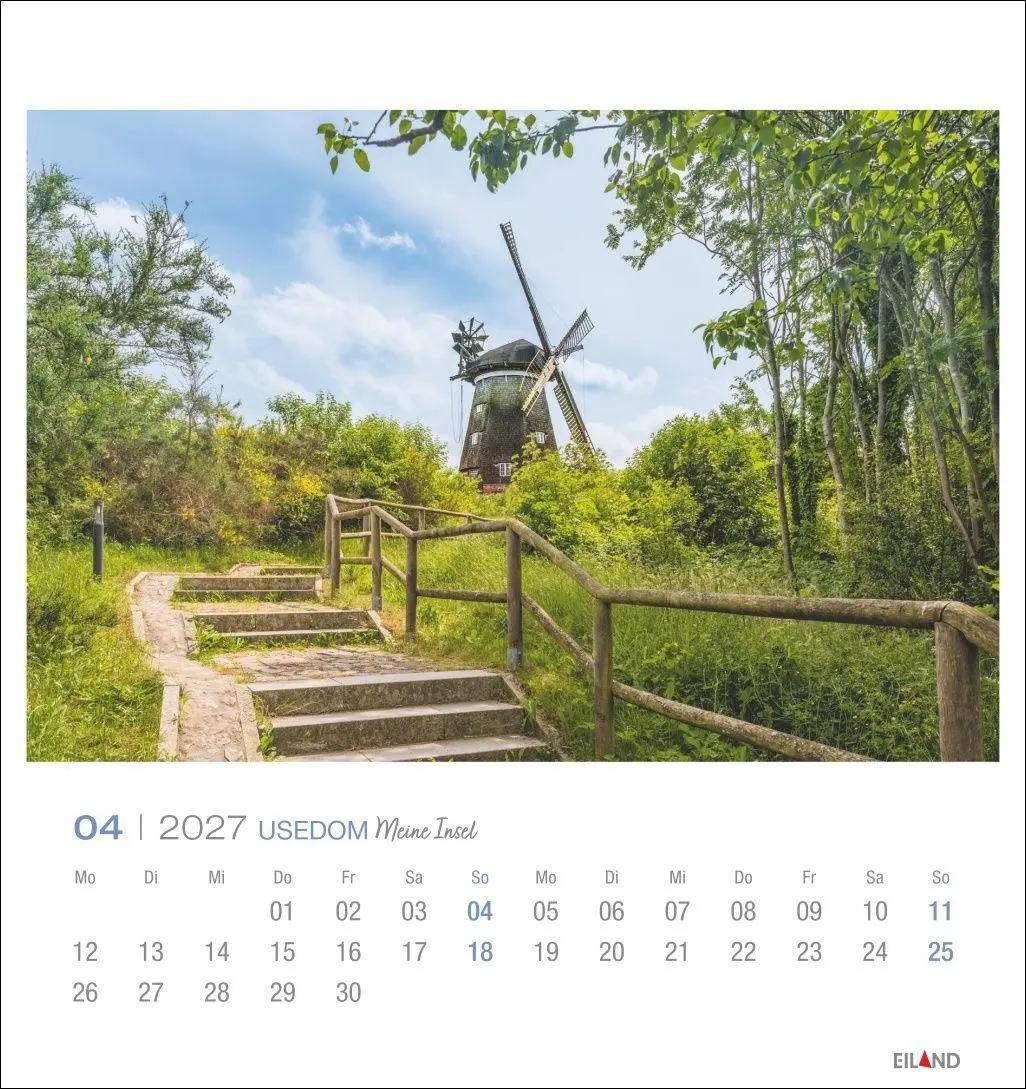 Bild: 9783964024329 | Usedom Postkartenkalender 2027 - Meine Insel | Eiland | Kalender
