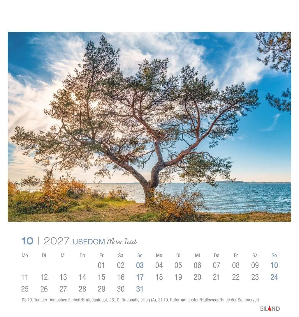Bild: 9783964024329 | Usedom Postkartenkalender 2027 - Meine Insel | Eiland | Kalender