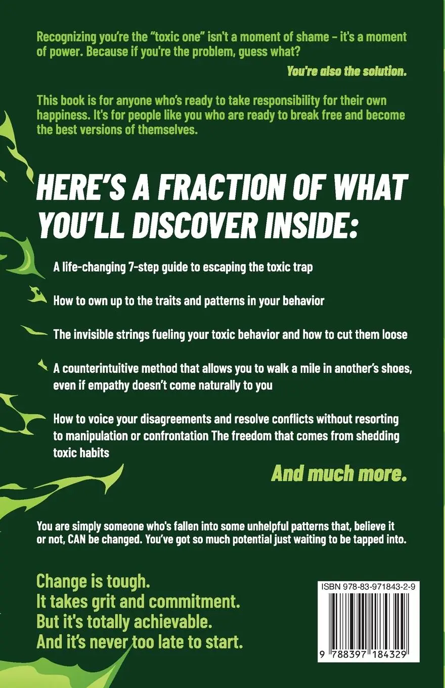 Rückseite: 9788397184329 | Stop Being Toxic | Chase Hill | Taschenbuch | Englisch | 2024